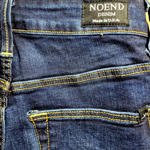 NOEND Women's Jeans Size 27 Skinny High Rise Made In USA Style # FS1010AORB - Picture 7 of 15
